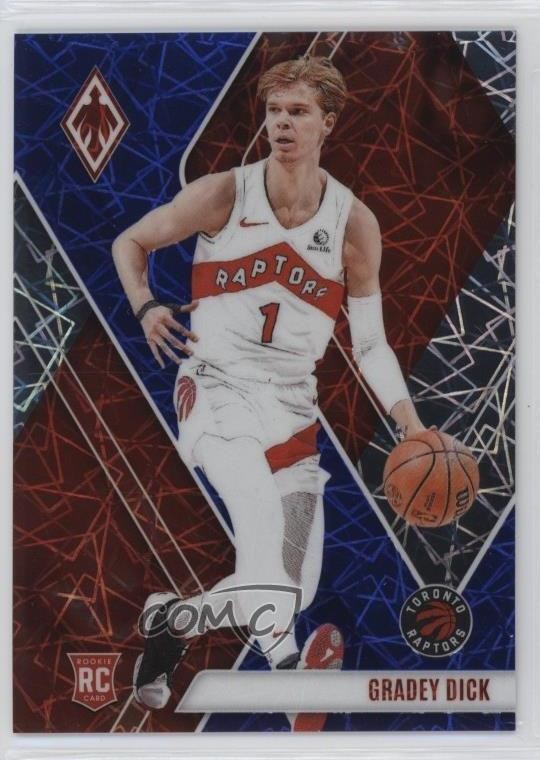 2023-24 Panini Phoenix Rookies Blue Lazer Phoenix 268/275 Gradey Dick #282 1t6s
