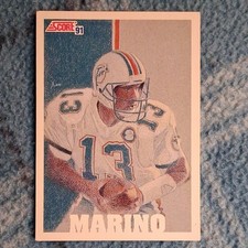 Score 1991 Dan Marino Team MVP #632 Miami Dolphins NFL Football Card