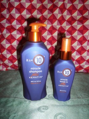 It s a 10 Haircare - Miracle Leave-in Plus Keratin, Conditioner 120ml + Shampoo
