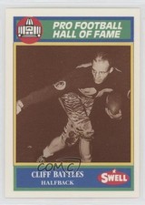 1990 Swell Pro Football Hall of Fame Cliff Battles #63 HOF 0uf1