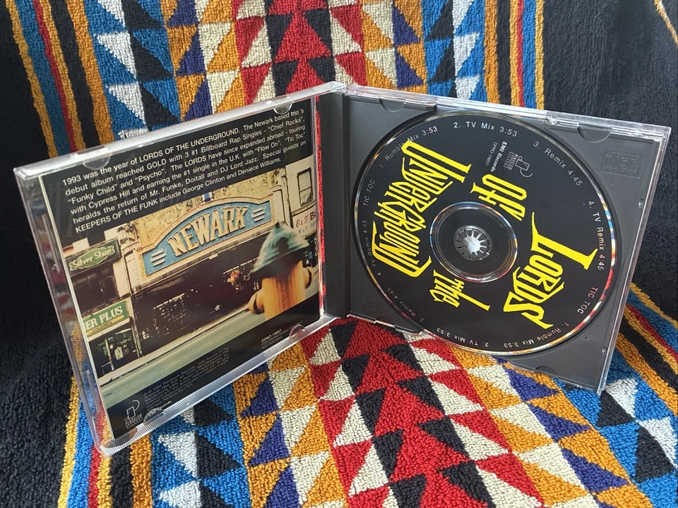 LORDS OF THE UNDERGROUND TIC TOC 1994 RARE PROMO Single CD DPRO 19857 Hip Hop NM - Изображение 4 из 4