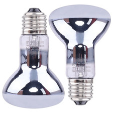 Aiicioo Reptile Heat Lamp 50W 2Pack - Intense Basking Spot Lamp Reptile