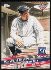 2019 Topps Opening Day 150 Years of Fun Babe Ruth New York Yankees #YOF-5