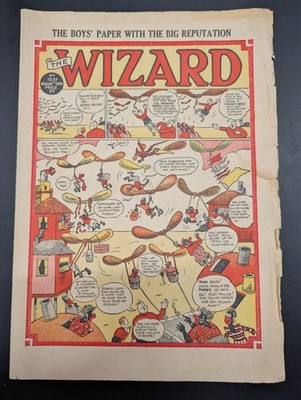 Wizard Comic No 1227, August 20th 1949, D.C. Thomson, Birthday Issue