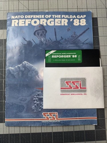VINTAGE SOFTWARE Atari GAME REFORGER 88 SSI 5 1/4 Disk