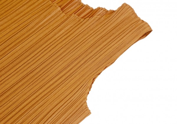 PLEATS PLEASE Pleated Hem Patchwork Sleeveless Dr… - image 5