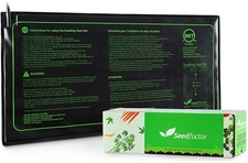 MET Certified Seedling Heat Mat, Seedfactor Waterproof Durable Germination St...