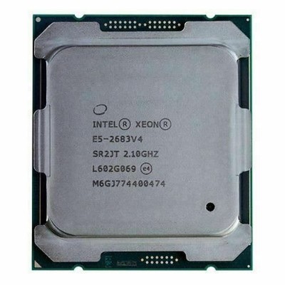 Pair of 2 Intel Xeon E5-2683 v4 16 Core 2.10GHz 9.6GT/s 40MB LGA2011-3 CPU SR2JT