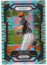 2024 Panini Prizm JACE JUNG Insert PRIZM PULSAR Parallel Card TIGERS #/499