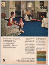 Bigelow Carpet Monsanto Acrilan Carpets Decorating 1970 Vintage Print Ad