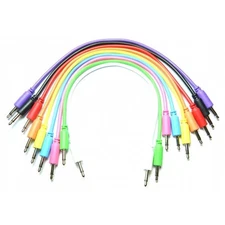 (9 pack) Jack 3.5mm 8inch 20cm Mono Cables Synthesizer,Spare,Part,Synth,Repair