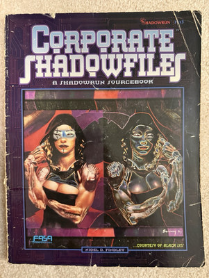 Shadowrun Corporate Shadowfiles Sourcebook FASA 7113