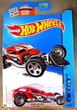 2015 Hot Wheels #71 HW City-Surf Patrol SURF CRATE Red Variant w/Chrome 5 Spokes