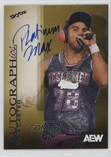 2025 Skybox Metal Universe AEW All Elite Wrestling Max Caster #SA-MC Auto uf7