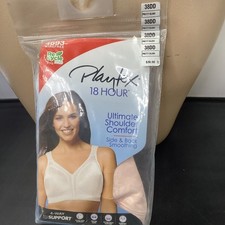 Playtex Womens 18 Hour Original Comfort Strap Wirefree Bra 38dd Pink