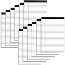 5" x 8" Note Pads 12 Pack of Legal Pads 30 Sheets Notepad College Ruled Small
