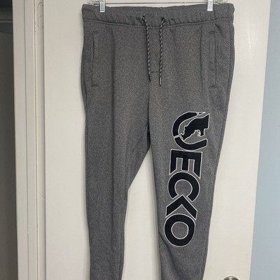 Ecko Unltd Sweatpants Large Gray  Logo