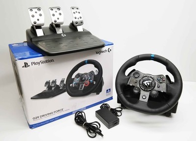 Logitech G29 Driving Force Racing Wheel and Floor Pedals - Black
