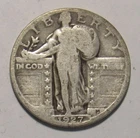 1927 P Standing Liberty Silver Quarter, circulated