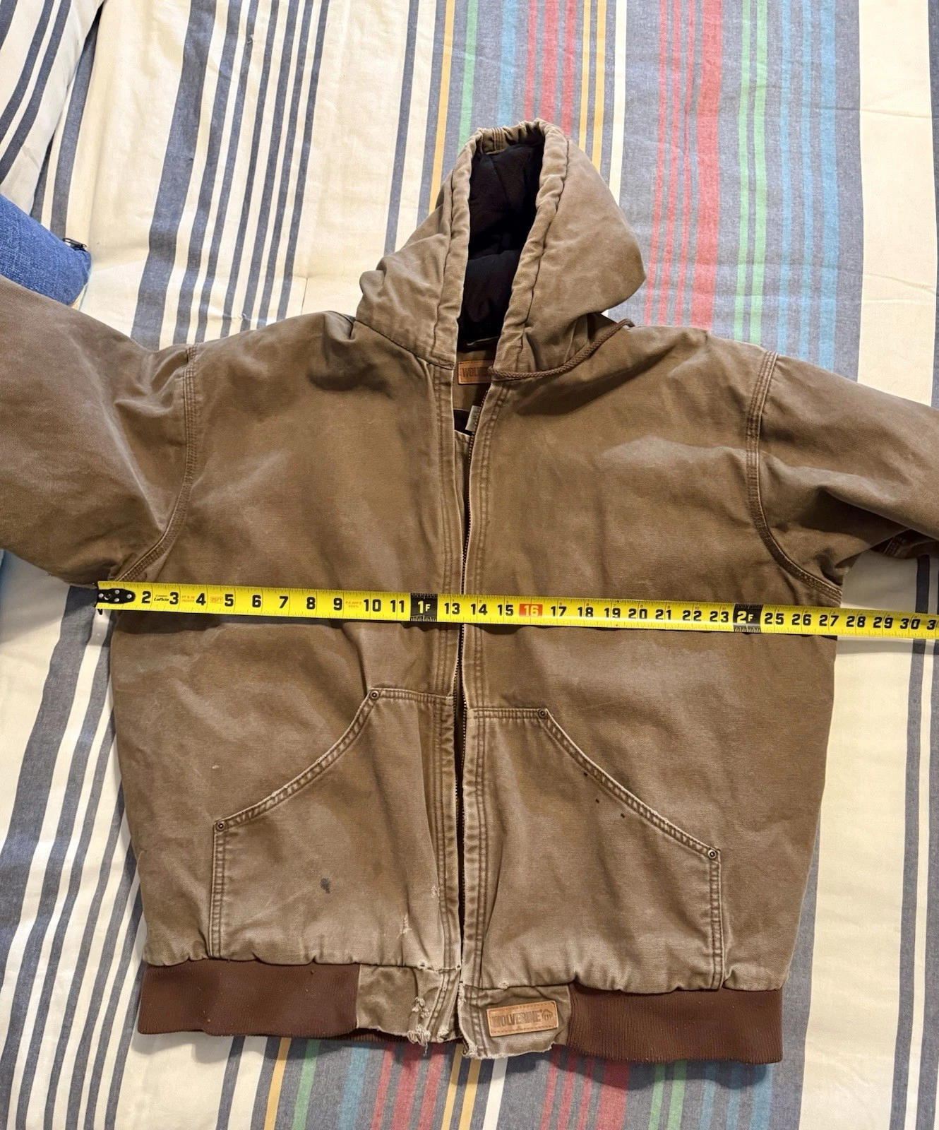 Wolverine Hooded Canvas Jacket, Heavy Ranch Worn, Genuine Cowboy Clothing
Opens in a new window or t