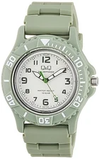CITIZEN Q&Q Solar Divers Style Watch 100m (10ATM) Green E02A-005VK 