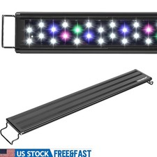 LED Aquarium Light 10 Gallon Tanks W/ Extendable Brackets Freshwater Fish New