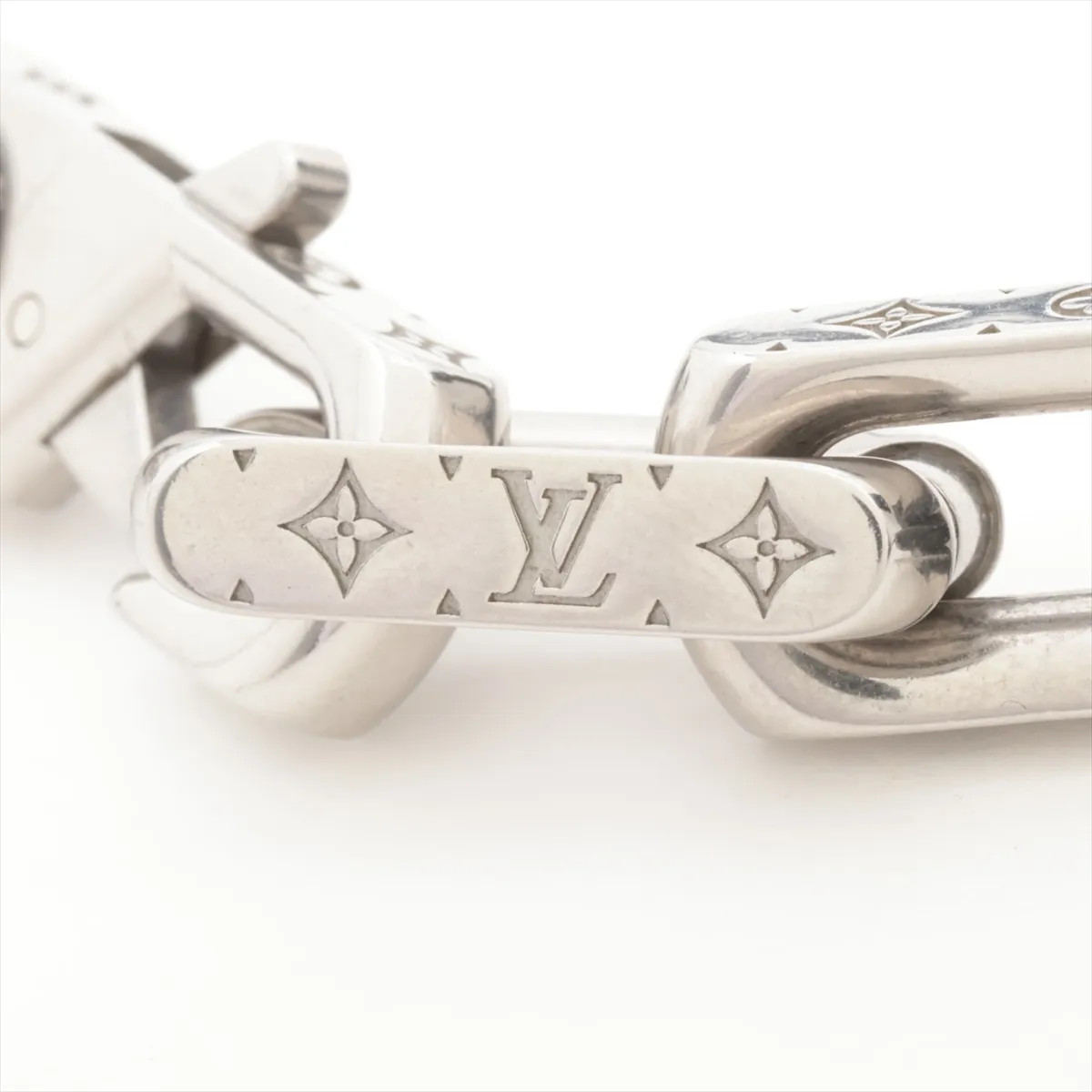 Louis Vuitton M00677 Collier Monogram Chain LE4212 Necklace metal Black × Silver thumbnail 4