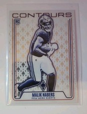 Malik Nabers Rookie Contours Insert 2024 Panini Phoenix Football