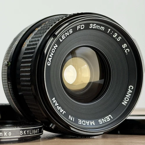 [N Mint-] Canon FD 35mm F3.5 S.C. SC MF Wide Angle Lens FD Mount Japan G 8017