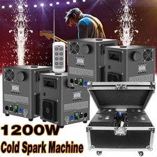 4PC 1200W Large Cold Spark Firework Machine Stage Effect DMX Machine Party Disco