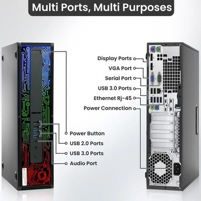 HP RGB G2 Gaming PC intel i7-6th 16GB RAM 1TB SSD, NVIDIA GTX 1050