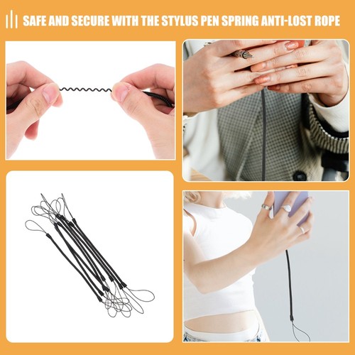 10 Pcs Anti-lost Spring Rope Travel Nurse Stylus Holder Lanyard Cord - 第 5/12 張圖片