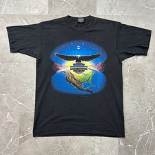 90s Vintage Harley Davidson Graphic Tee Mens Large Eagle California Made in USA