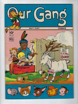 Our Gang Comics # 17 Golden Age Dell Comics 1945 VGFN
