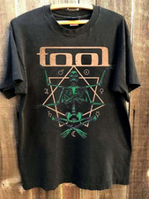 Vtg Tool rock metal band tour music short sleeve black classic Style T shirt