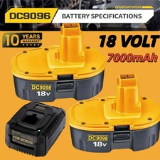 1/2/4PACK 18V 7.0AH Battery For Dewalt 18 VOLT XRP DC9096 DC9098 Ni-MH NEW