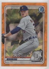 2020 Bowman Chrome Sapphire Edition Orange 31/75 Matt Manning #BCP-99 sh7