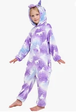 Kids Unicorn Jump Suit Animal Pajamas Sleepwear for Girls and Boys
