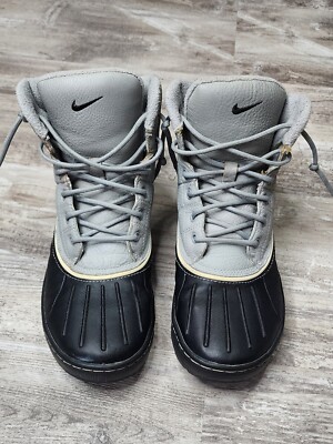 Nike ACG Woodside Matte Gray Silver Men's 7.5 Duck Boots