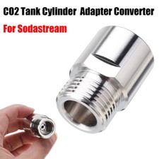 CO2 Cylinder Converter Adapter For SodaStream TR21-4 to W21.8-14 Aquarium Tank