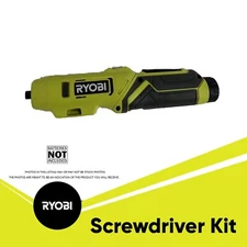 Ryobi USB 4-Volt Lithium Screwdriver Kit With Pivoting Head FVD50 NO BATTERY Lk7
