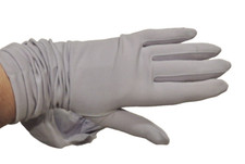 1950's Lavender Ruched Gloves sz 7
