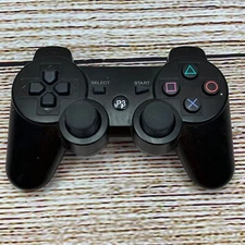 Sony PS3 Wireless Controller CECHZC2U Black Playstation 3 Gamepad UNTESTED