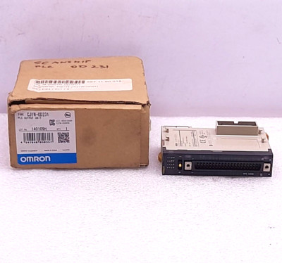 Omron CJ1W-OD231 PLC Output Unit 24V DC(Res)(TUN) 0.5A/P 2A/C 4A/U 24V DC(P.D.)