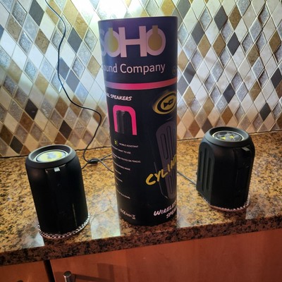 HARMON KARDON TWS STEREO WIRELESS SPEAKER CYLINDERS
