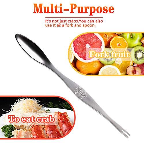 7 Pcs Seafood Tools Set Stainless Steel Crab Leg Crackers Lobster