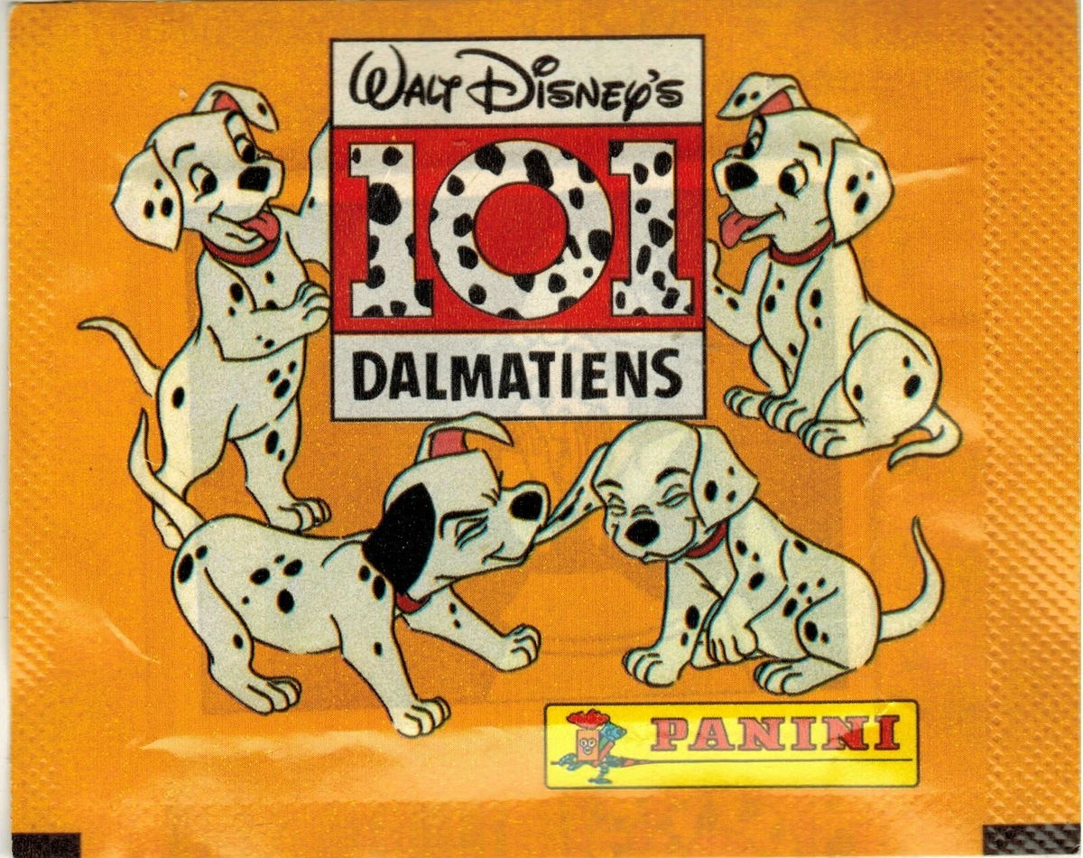 Italy 1995 Panini Walt DIsney 101 Dalmatians Sticker Pack - 101 Dalmatiens