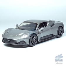 1:33 Maserati MC20 2023 Modelo Coche Diecast Vehículo de Juguete Colección Niños Regalo Gris