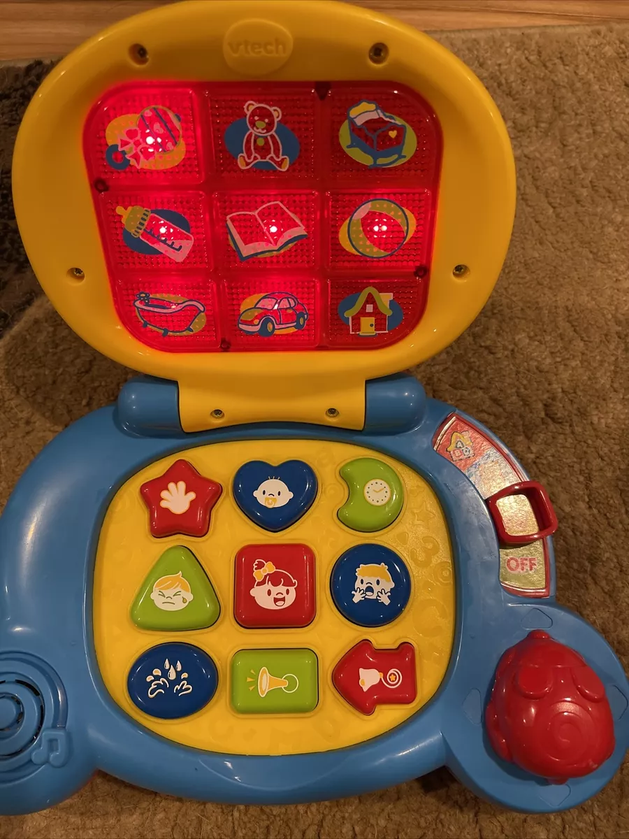  VTech Baby's Learning Laptop, Blue : Toys & Games