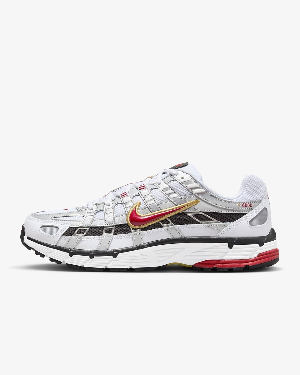 Nike P-6000 Bowerman Series White/Platinum-Varsity Red Nike P-6000 Bowerman Series White/Platinum-Varsity Red